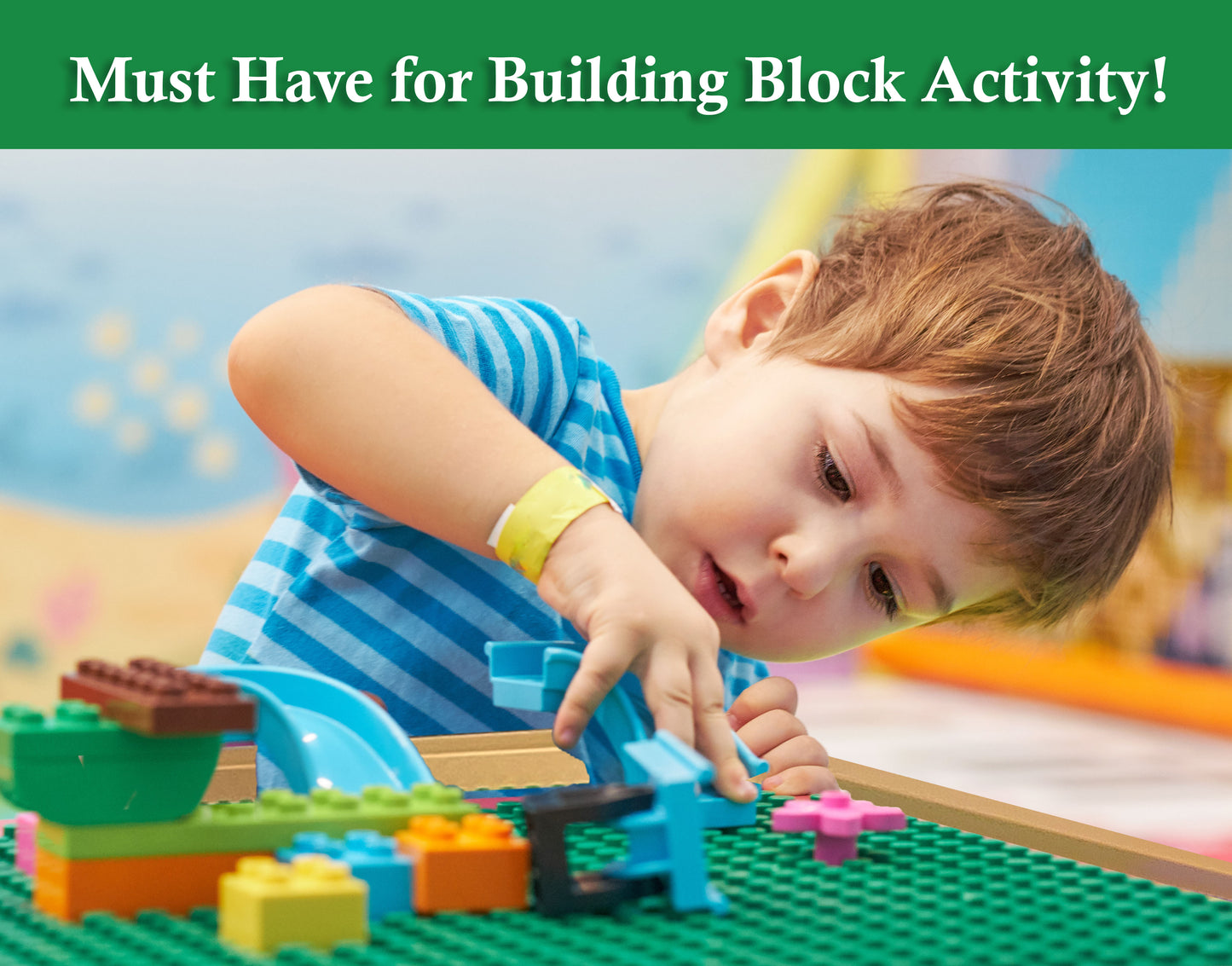 Large Foldable Building Block Activity Table