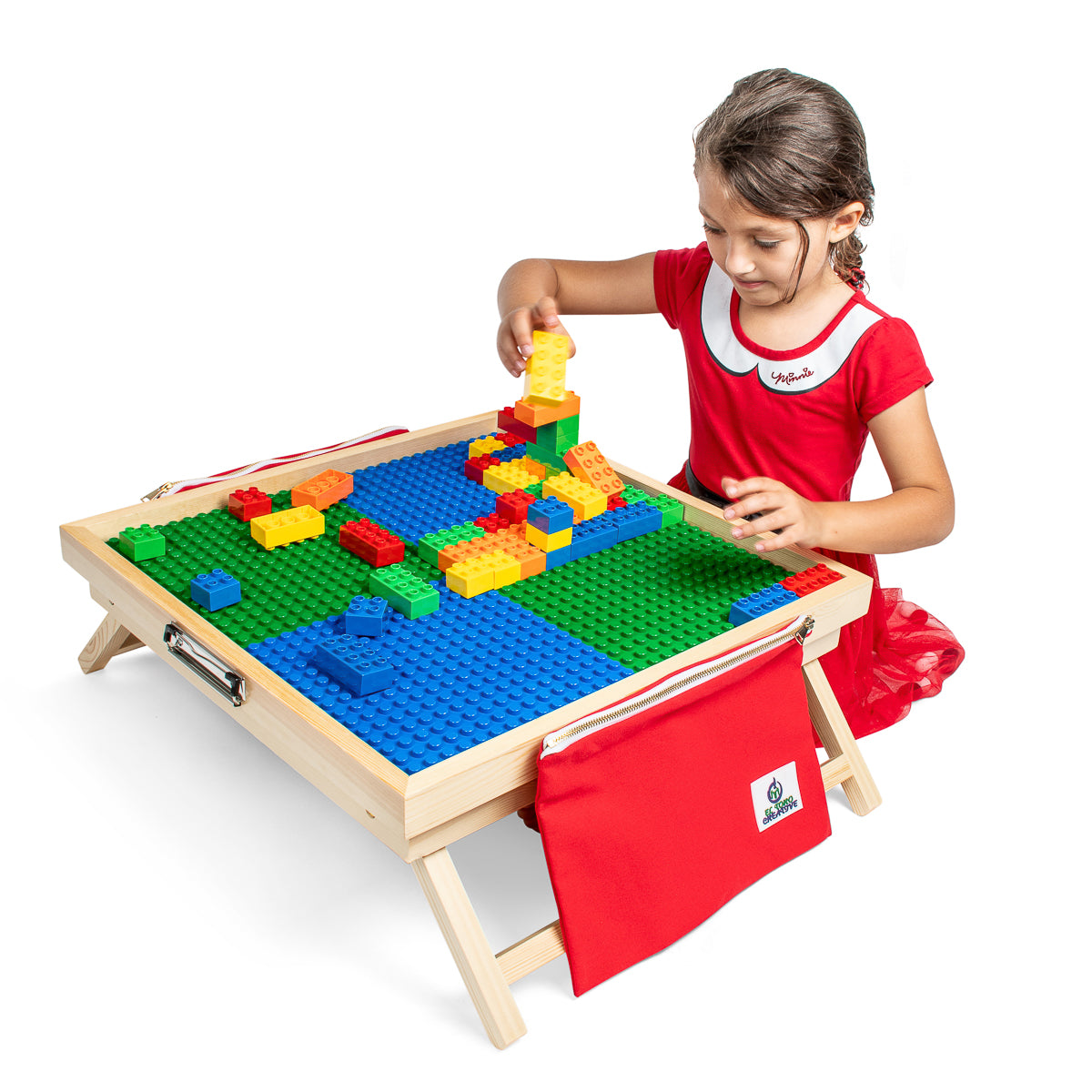 Large Foldable Building Block Activity Table (Duplo-Sized)