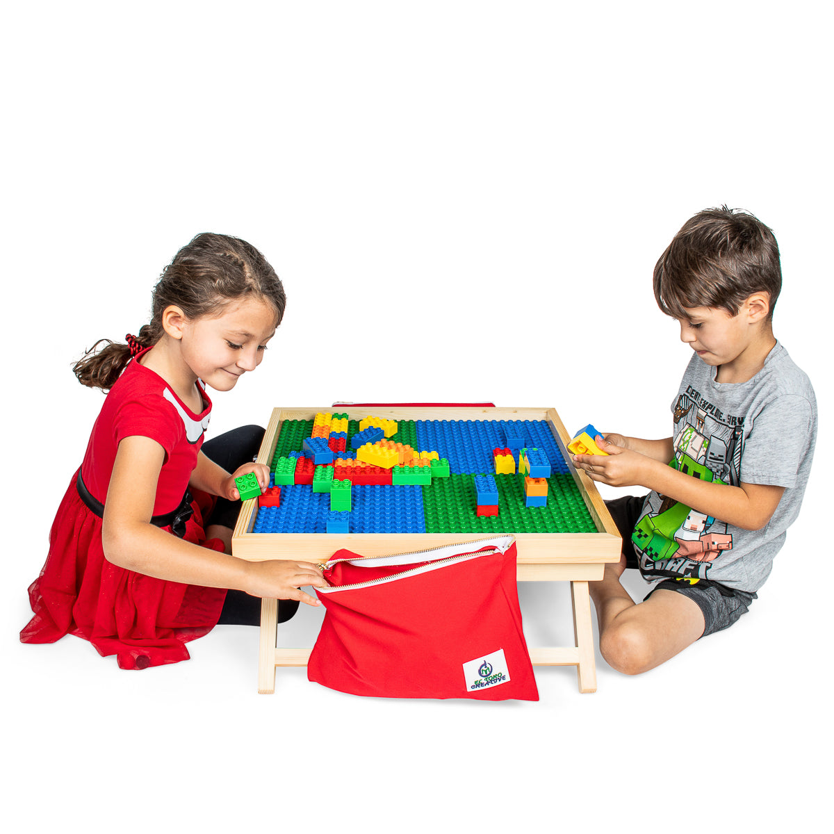 Large Foldable Building Block Activity Table (Duplo-Sized)